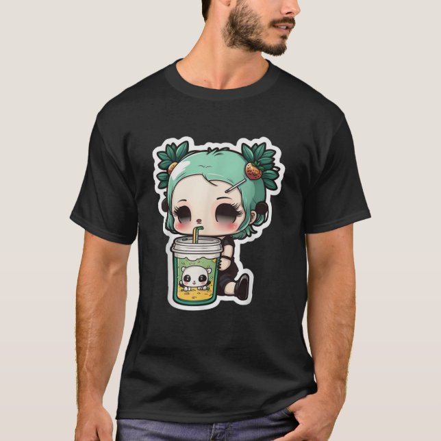 Camiseta Bebiendo Lemonade Panda Bear Soda Pop Summer Teddy (Anverso)