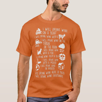 CAMISETA BEBIRÉ VINO EN UN BARCO