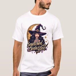 Camiseta Bebitado y deslumbrado, Glamuroso Halloween