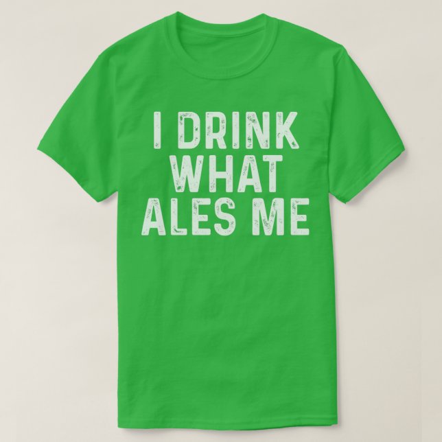 Camiseta Bebo lo que me hace (Diseño del anverso)