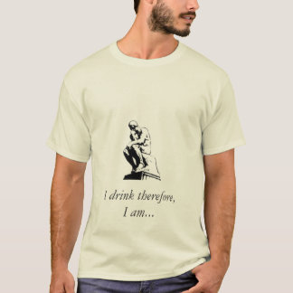 Camiseta Bebo por lo tanto, yo soy…
