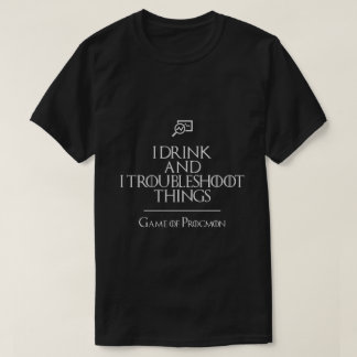 Camiseta Bebo y localizo averías cosas