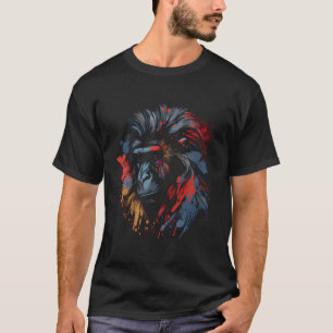 Camiseta Bebon Colorido Mono Animal Favorito Escalando Y