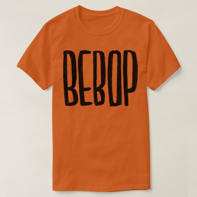 Camiseta Bebop Jazz Music (Diseño del anverso)