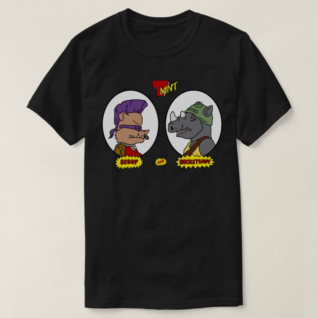 Camiseta Bebop y Rocksteady (Diseño del anverso)