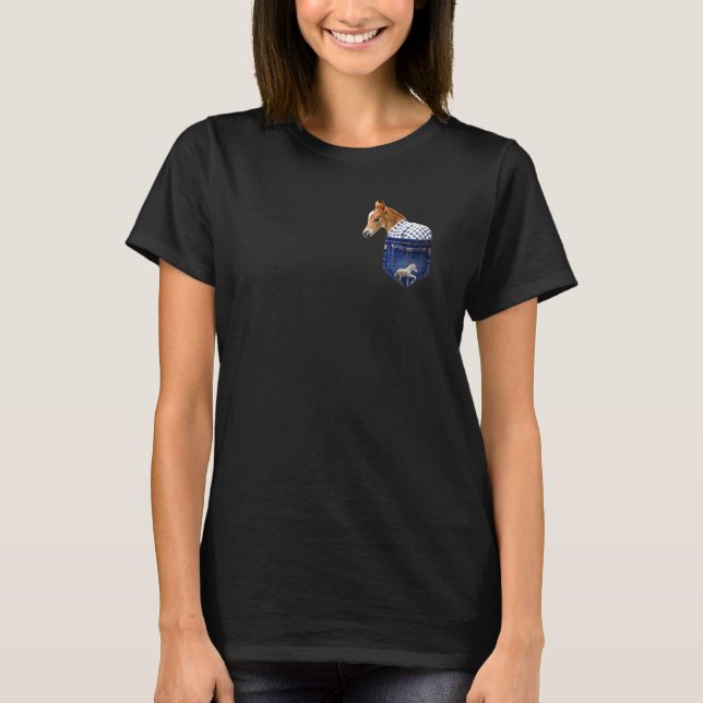 Camiseta Becerro de caballo bebé en amigos de bolsillo Potr (Anverso)