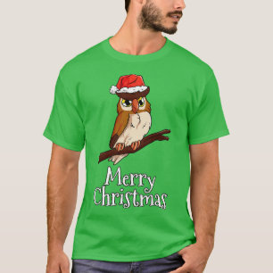 Camiseta Bechuza navideña Gorra Owl