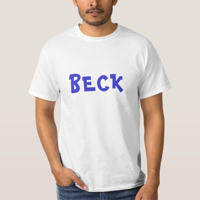 CAMISETA BECK (Anverso)