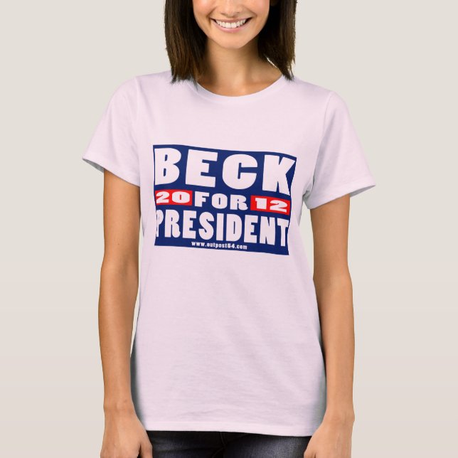 CAMISETA BECK PARA EL PRESIDENTE (Anverso)