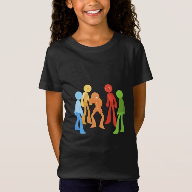 Camiseta Becker de animación de Alan de la familia (Anverso)