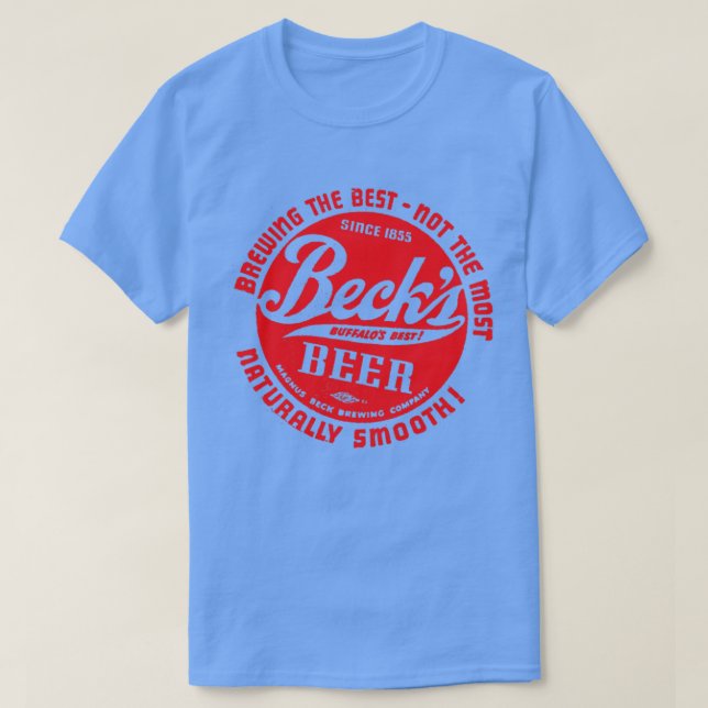 Camiseta Becks Beer (Diseño del anverso)