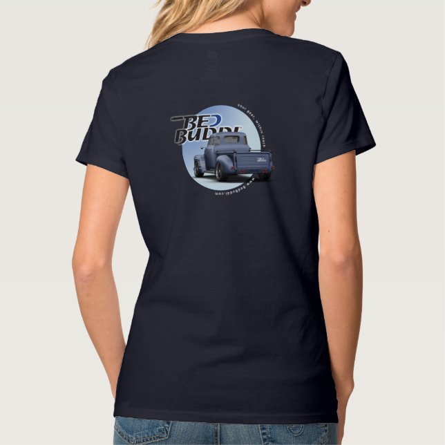 Camiseta Bed Buddi Ladies V-Neck (Reverso)