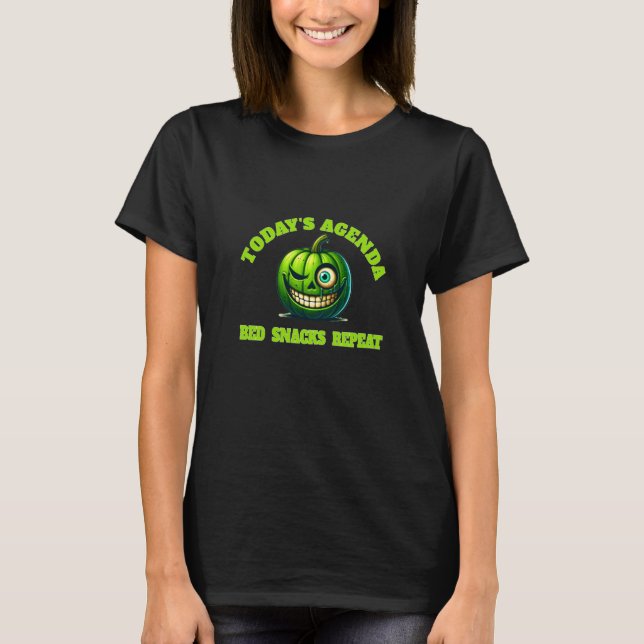 Camiseta Bed Rotting yacía en la cama y no hacer nada de ha (Anverso)