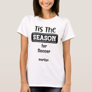 Camiseta Bed&w personalizado TIS THE SEASON