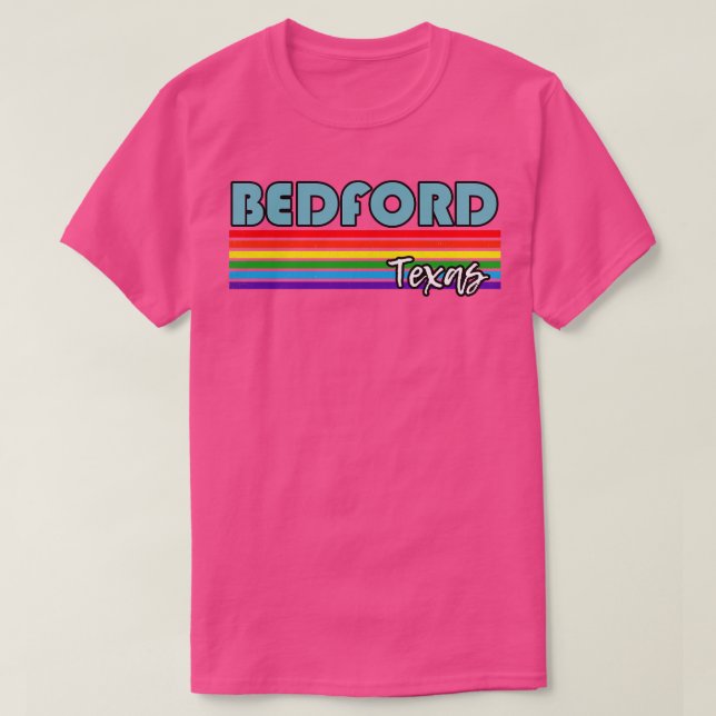 Camiseta Bedford Texas Pride Bedford LGBT Gift LGBTQ Suppo (Diseño del anverso)