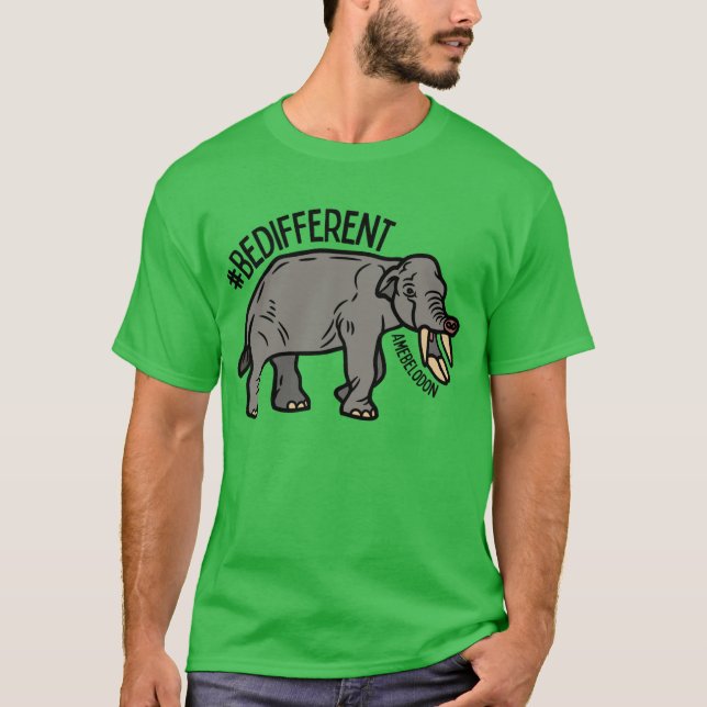 Camiseta #BeDifferent Amebelodon T-Shirt (Anverso)