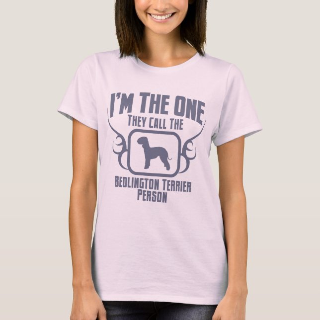 Camiseta Bedlington Terrier (Anverso)