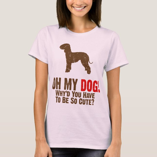 Camiseta Bedlington Terrier (Anverso)