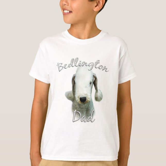 Camiseta Bedlington Terrier Dad 2 (Anverso)