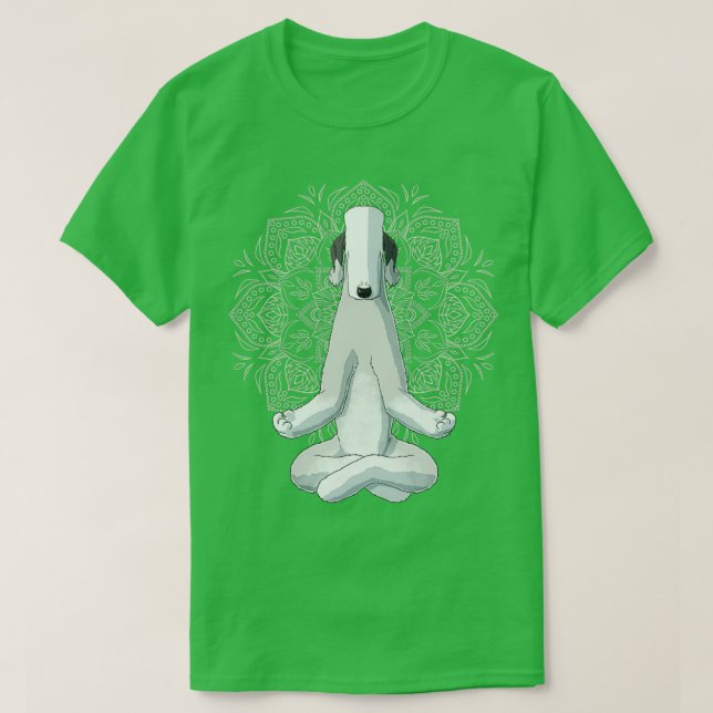 Camiseta Bedlington Terrier Dog medita (Diseño del anverso)