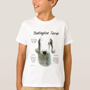 Camiseta Bedlington Terrier History; todo sobre Bedlingtons