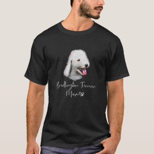 Camiseta Bedlington Terrier Mom Cute Puppy Dueño De Perros