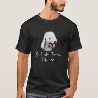 Camiseta Bedlington Terrier Mom Cute Puppy Dueño De Perros