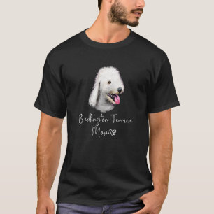 Camiseta Bedlington Terrier Mom Cute Puppy Dueño De Perros