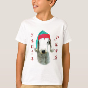 Camiseta Bedlington Terrier Santa Paws