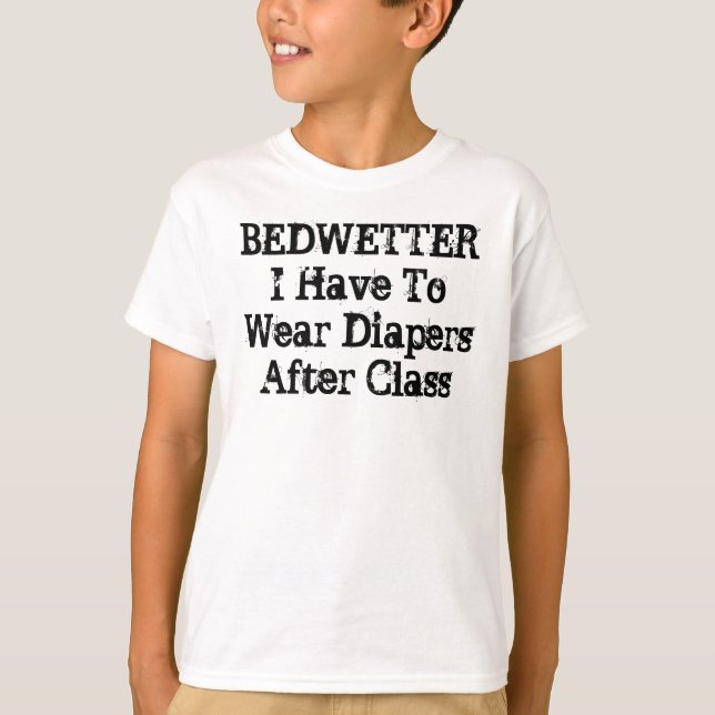CAMISETA BEDWETTER (Anverso)