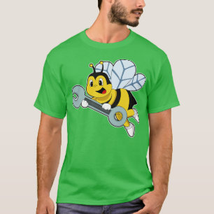 Camiseta Bee As Mechanwith Wrench