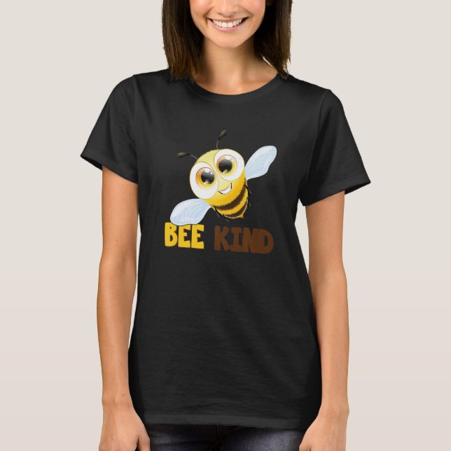 Camiseta Bee Be Kind Bee Bee Set Bee Hombres Mujeres (Anverso)