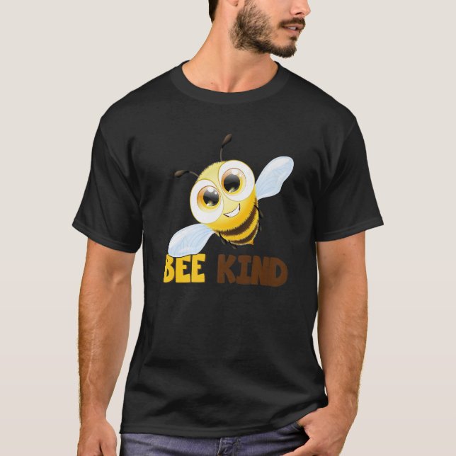 Camiseta Bee Be Kind Bee Bee Set Bee Hombres Mujeres (Anverso)