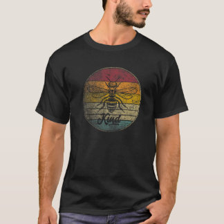 Camiseta Bee Be Kind Regalo Retro Estilo Vintage Funny 70S 