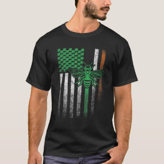 Camiseta Bee Bees Honey Gift St. Patrick's Day Irish Americ