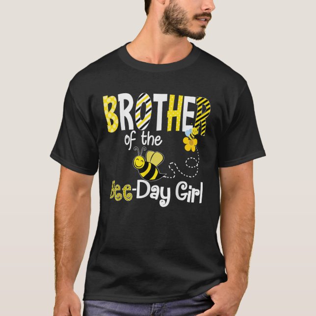 Camiseta Bee Birthday Mateo Hive Fiesta Tema (Anverso)