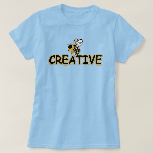 CAMISETA BEE CREATIVE  (Diseño del anverso)