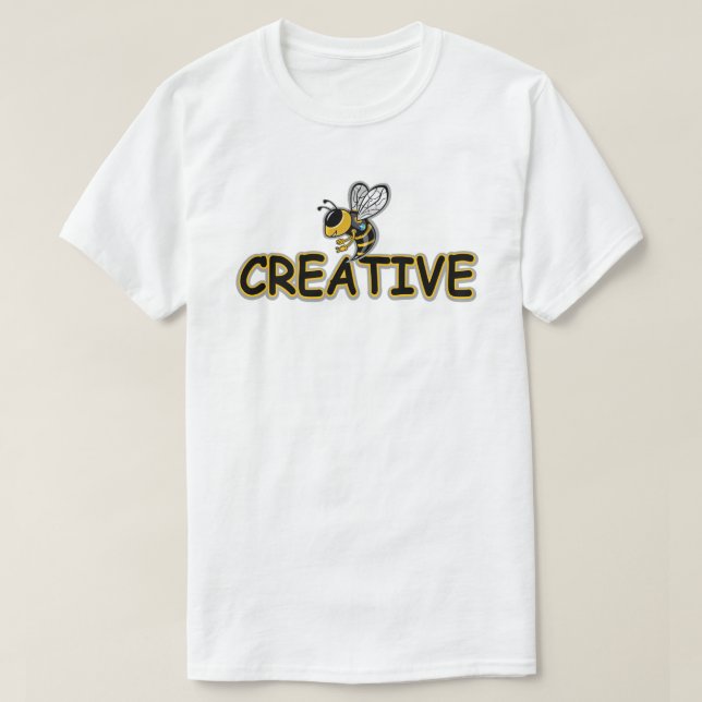 CAMISETA BEE CREATIVE  (Diseño del anverso)