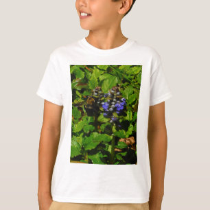 Camiseta Bee de abejas moradas y abeja de burbujas