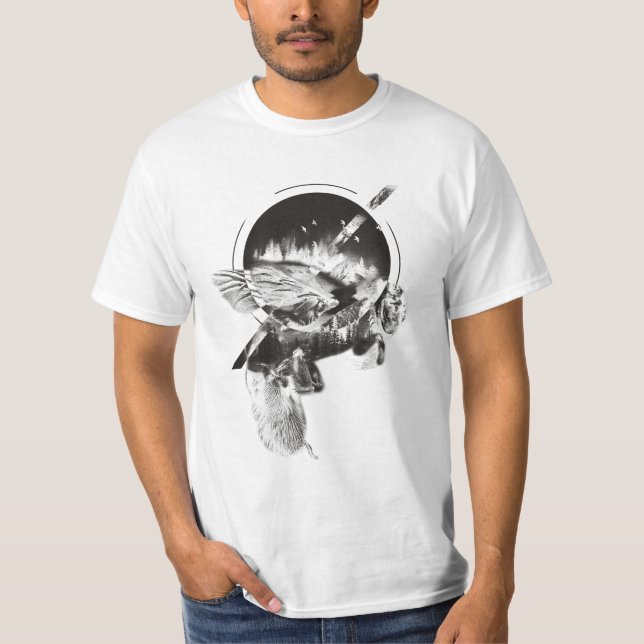 Camiseta Bee Design Double Exposed (Anverso)