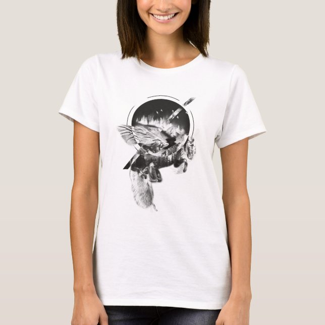 Camiseta Bee Design Double Exposed (Anverso)