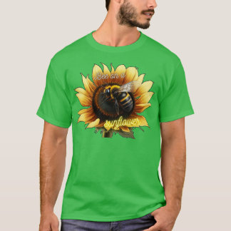 Camiseta Bee En Un Girasol 16
