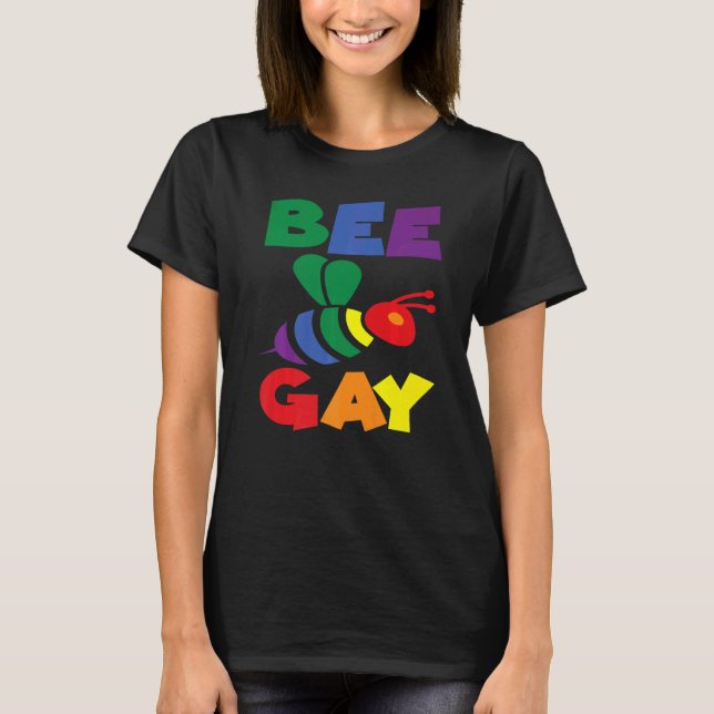 Camiseta bee gay bee equalisation and human rights (Anverso)