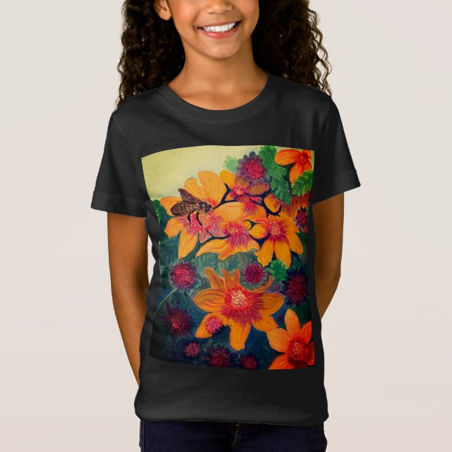 Camiseta Bee Green (Anverso)