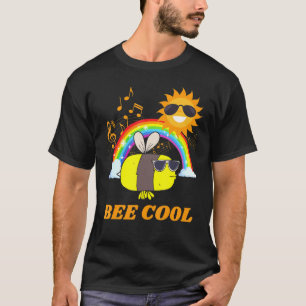 CAMISETA BEE GUAY BEE FELIZ CON ESTE GRÁFICO DE ESTILO RETR
