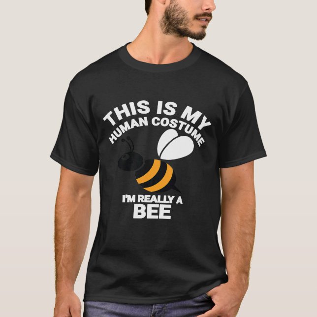 Camiseta Bee  Halloween Costume Beekeeper (Anverso)