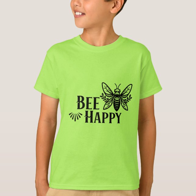 Camiseta Bee Happy (Anverso)