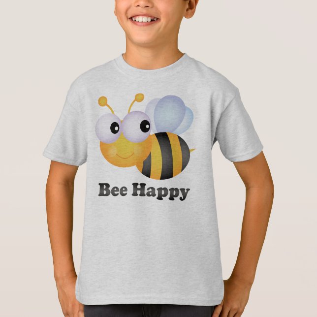 Camiseta Bee Happy (Anverso)