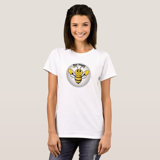 Camiseta ¡Bee Happy Buzz! (Anverso completo)