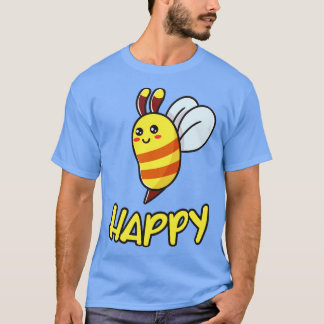 Camiseta Bee Happy Funny Bee Gift